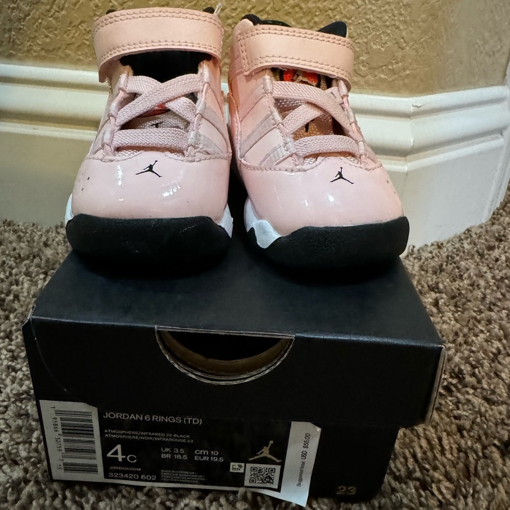 (Toddler) Air Jordan 6 Rings 'Atmosphere' 323420-602 US 4C